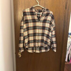 Uniqlo Plaid Flannel Top